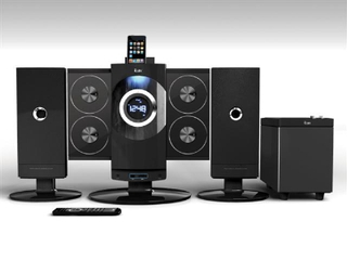 Illustration for article titled iLuv i9500 iPod Dock Has 4 CD Drives Too Many